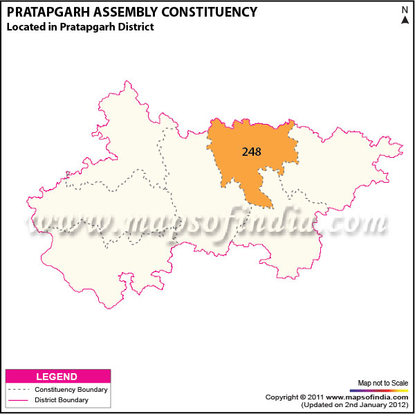 Assembly Constituency Map of Pratapgarh Assembly Constituency Map of Pratapgarh
