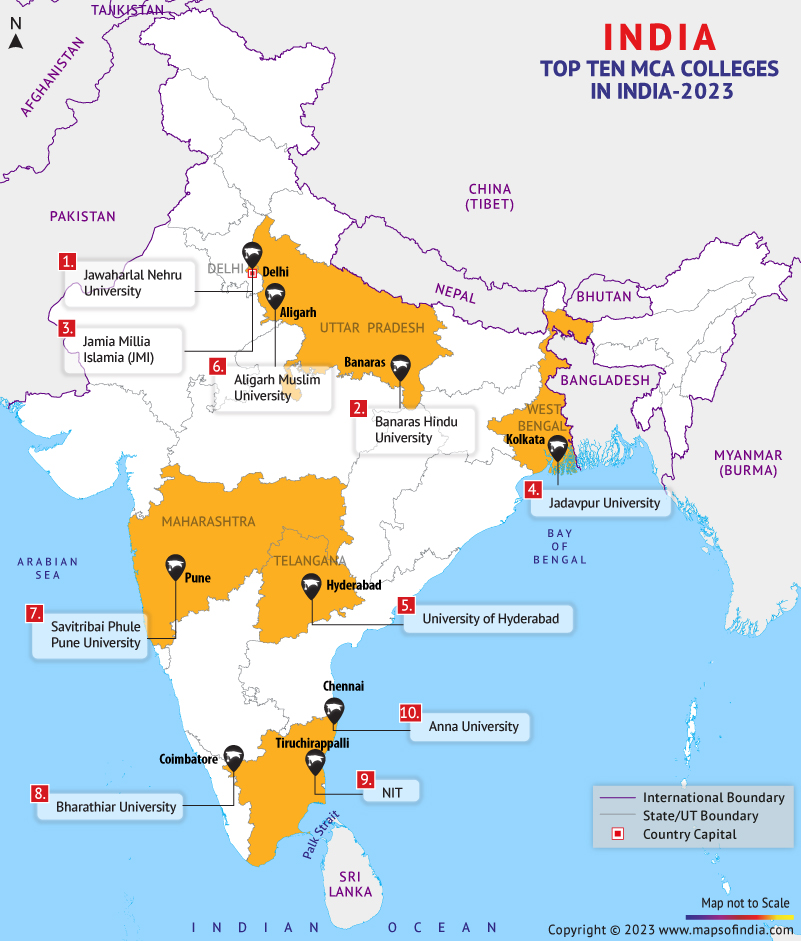 Top MCA Institutes in India
