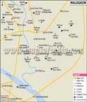 Malegaon City Map